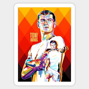 Toni Kroos WPAP fan art Sticker